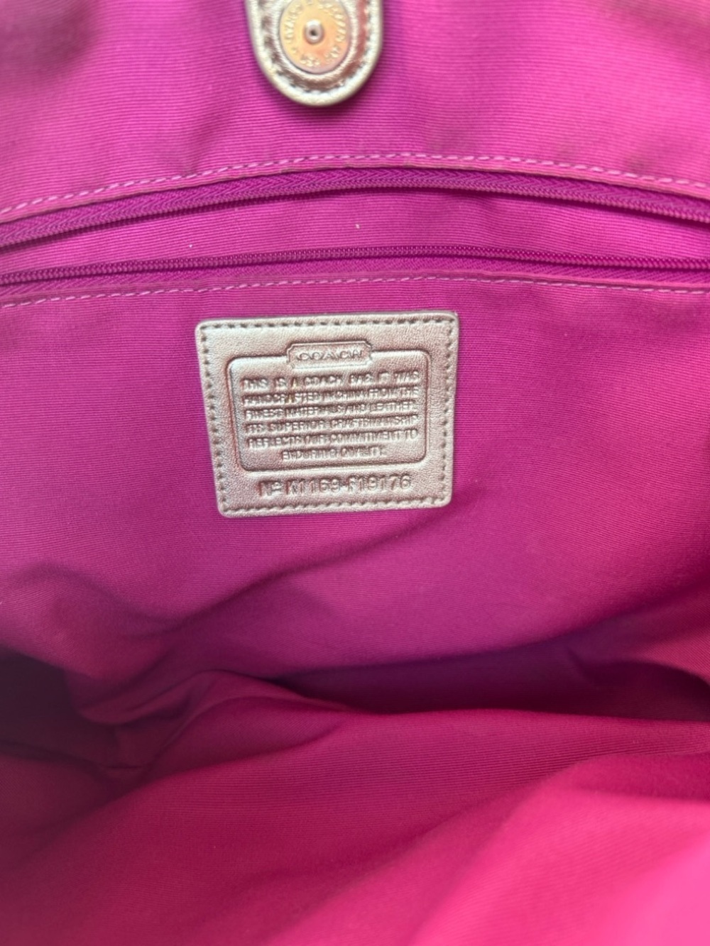 Coach F19176 Peyton Heritage Tattersall Plaid shoulder bag - Picture 2 of 7